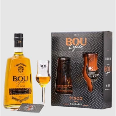 Bou Añejado 40° + Vaso1