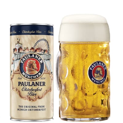 Paulaner Lata 1L + Schopero1