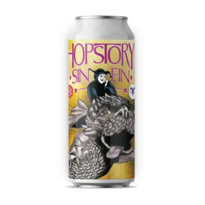 Cerveza Artesanal Granizo Hopstory Sin Fin Lata 473Cc