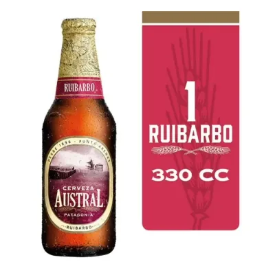 Cerveza Austral Ruibarbo Botellin 330Cc