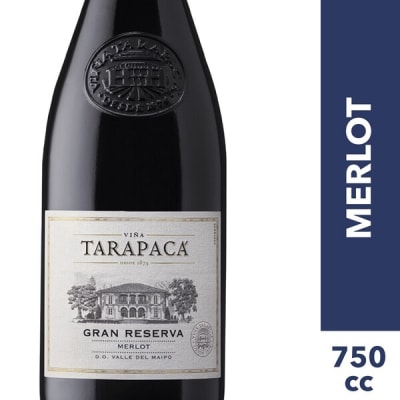 Tarapaca Gran Reserva Et. Blanca Merlot1