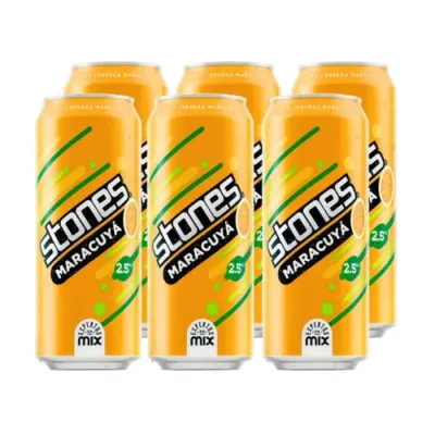 Cerveza Stones Maracuya X 6 Lata 470Cc