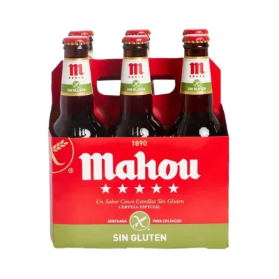 Cerveza Mahou Sin Gluten X 6 Botellin 330Cc