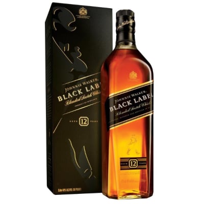 Johnnie Walker Black Label 12 Años Lt.