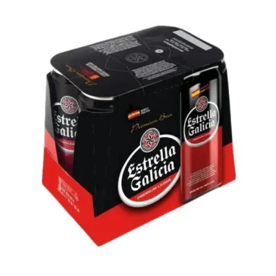 Pack Cerveza Pk Estrella Galicia X 6 Latas 500Cc