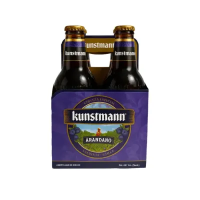Pack Cerveza Kunstmann Arandano X 4 Botellin 330Cc