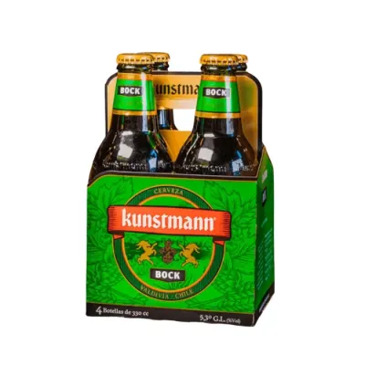 Pack Cerveza Kunstmann Bock X 4 Botellin 330Cc