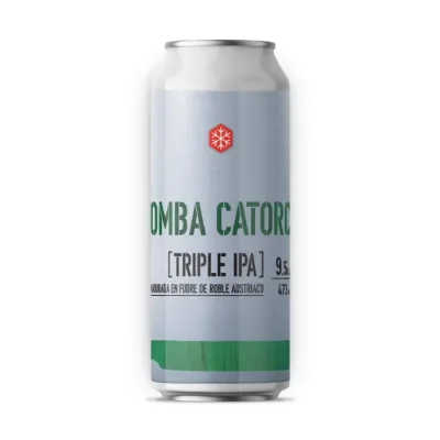 Cerveza Artesanal Granizo Bomba Catorce Triple Ipa Lata 473Cc1