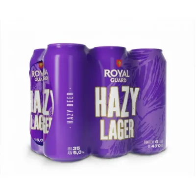 Cerveza Royal Hazy Lager X 6 Lata 473Cc1