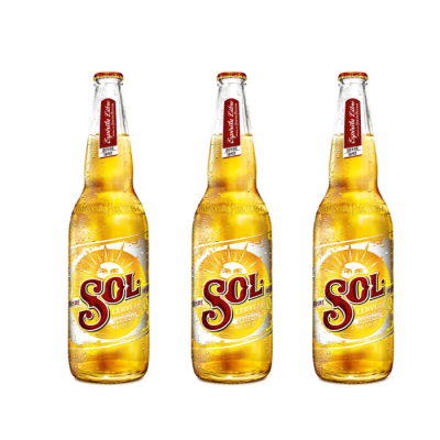 Pack Cerveza Sol X 3 Des 650CC