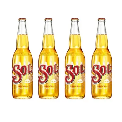 Pack Cerveza Sol X 4 Bot 650Cc