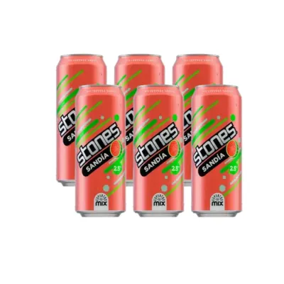 Cerveza Stones Sandia X 6 Lata 470Cc1