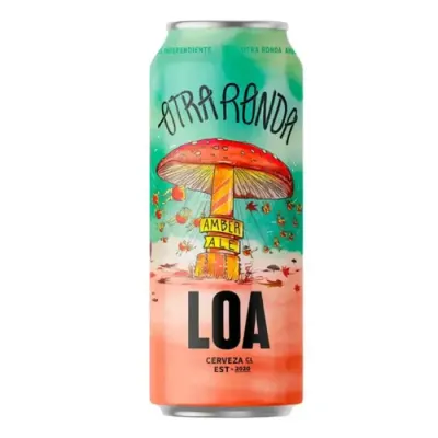 Cerveza Artesanal Loa Otra Ronda Amber Ale Lata 470Cc