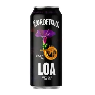 Cerveza Artesanal Loa Flor De Truco Hazy Ipa Lata 470Cc1
