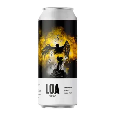 Cerveza Artesanal Loa Momentum Stout Lata 470Cc
