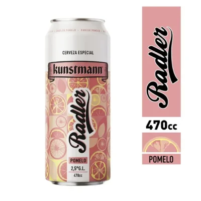 Cerveza Kunstmann Radler Pomelo Lata 470Cc
