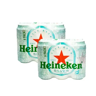 Pack Cerveza Heineken Silver X 12 Lata 470Cc