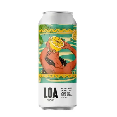 Cerveza Artesanal Loa Michel Adams Lata 473Cc