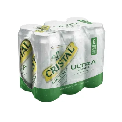 Pack Cerveza Cristal Ultra X 6 Latas 470Cc1