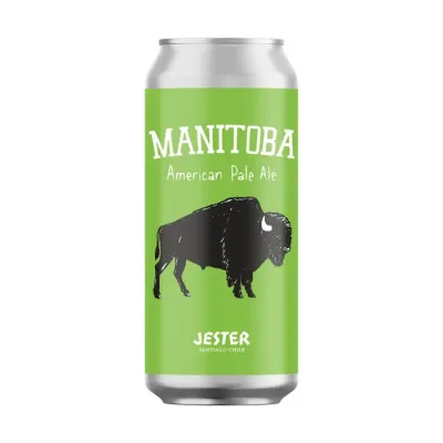 Cerveza Artesanal Jester Manitobar American Pale Ale Lata 473Cc