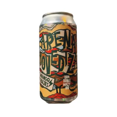 Cerveza Artesanal Tamango Brebajes Arena Movediza Doble Hazy Ipa Lata 355Cc