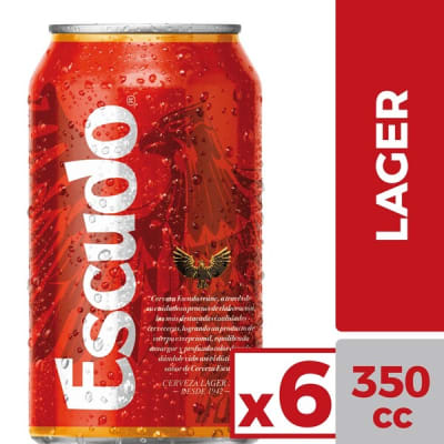 Pk Escudo X 6 Latas 350Cc 