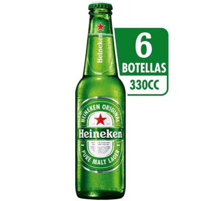Pk Heineken X 6 Botellin 