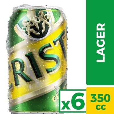 Pk Cristal X 6 Latas 350Cc 