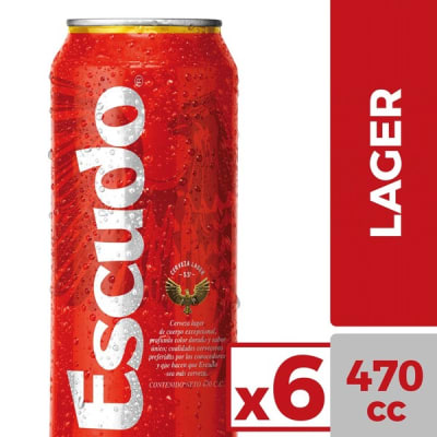 Pk Escudo X 6 Latas 470Cc 