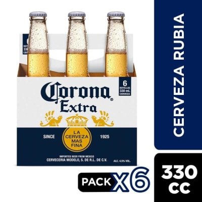 Pk Corona X 6 Botellin 