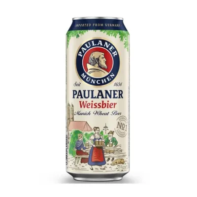Cerveza Artesanal Paulaner Weissbier Lata 500