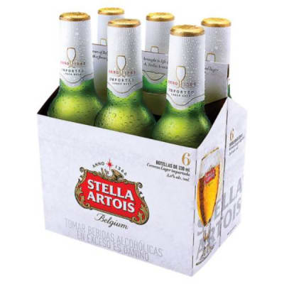 Pk Stella Artois X 6 Botellin 