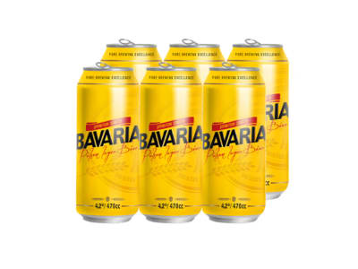 Pack Bavaria x 6 Lata 470cc1