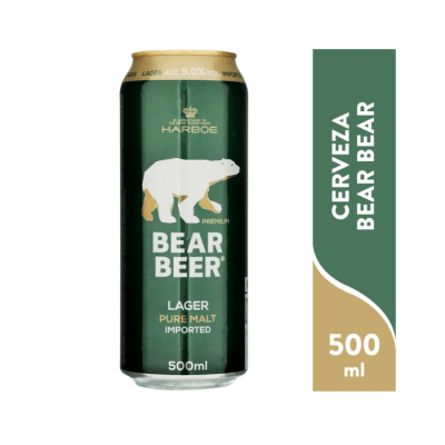 Cerveza Bear Beer Lata 500Cc