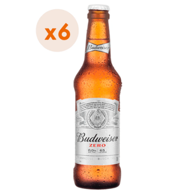 Cerveza Budweiser Zero 330 CC1