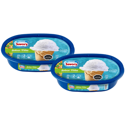 Pack Helado Savory Cassata Piña X 2