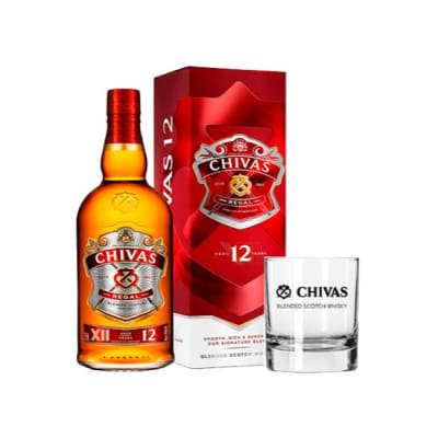 Pack Chivas Regal 12 Años + Vaso