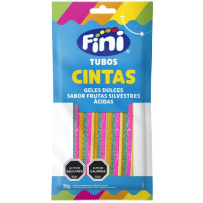 Confite Gomita Cintas Frutas Silvestre Acidas