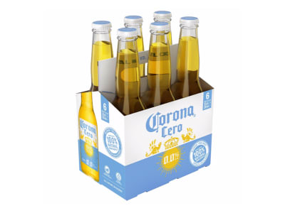 Pack Corona Cero x 6 Botellin
