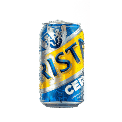 Cerveza Sin Alcohol Cristal Cero Lata 350 CC