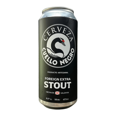 Cerveza Cuello Negro Lata Stout 473 cc