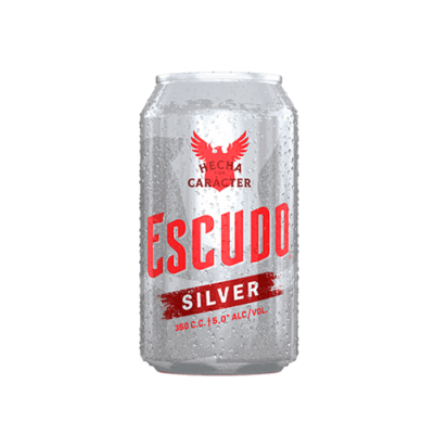 Cerveza Escudo Silver Lata 350 CC