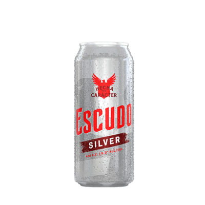 Cerveza Escudo Silver Lata 470 cc