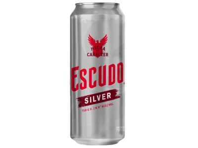 Cerveza Escudo Silver Latón 710cc