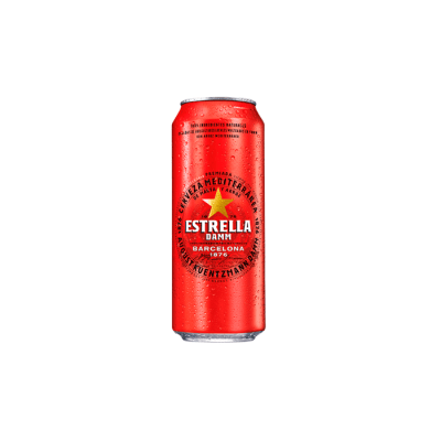 Cerveza Estrella Damm Lata 470 cc