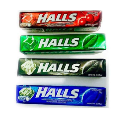 Confite Halls Variedad