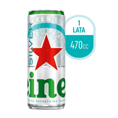 Cerveza Heineken Silver 470 cc
