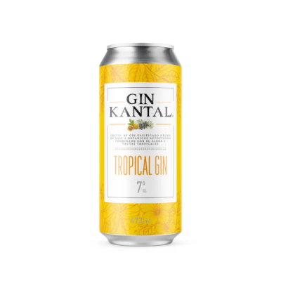 Coctel Gin Kantal Tropical Gin Lata 473 cc