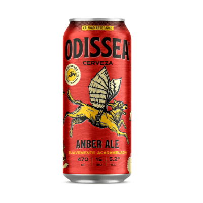 Cerveza Kross Odissea Amber Ale Lata 470 ml