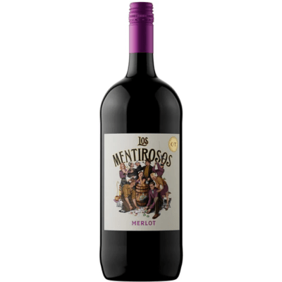 Vino Los Mentirosos Merlot 1500 CC